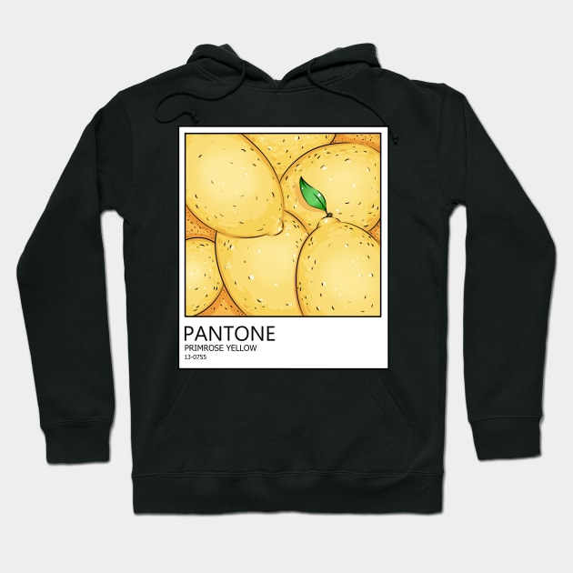 PANTONE color. primrose yellow lemons Hoodie by 2dsandy